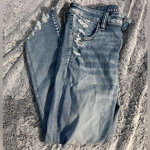 AE ram hems cropped jeans